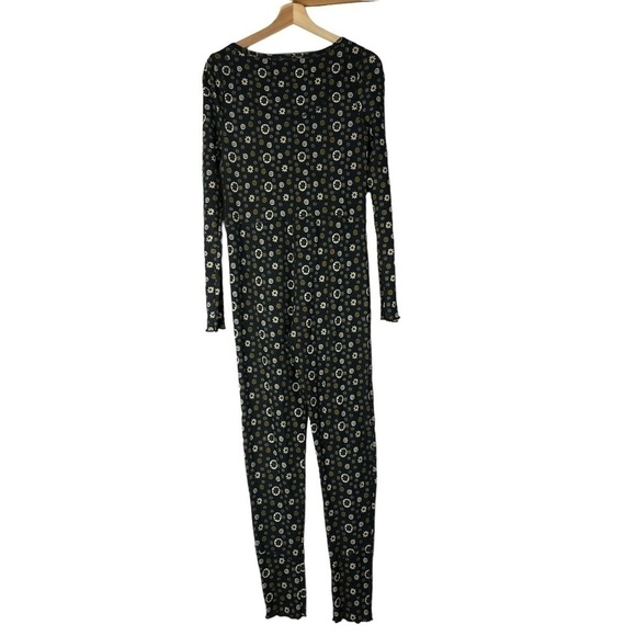 Free People Intimately Home Alone Longjohn One Piece Long Sleeve Pajamas S - Picture 3 of 7